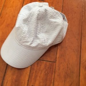 j crew seersucker hat